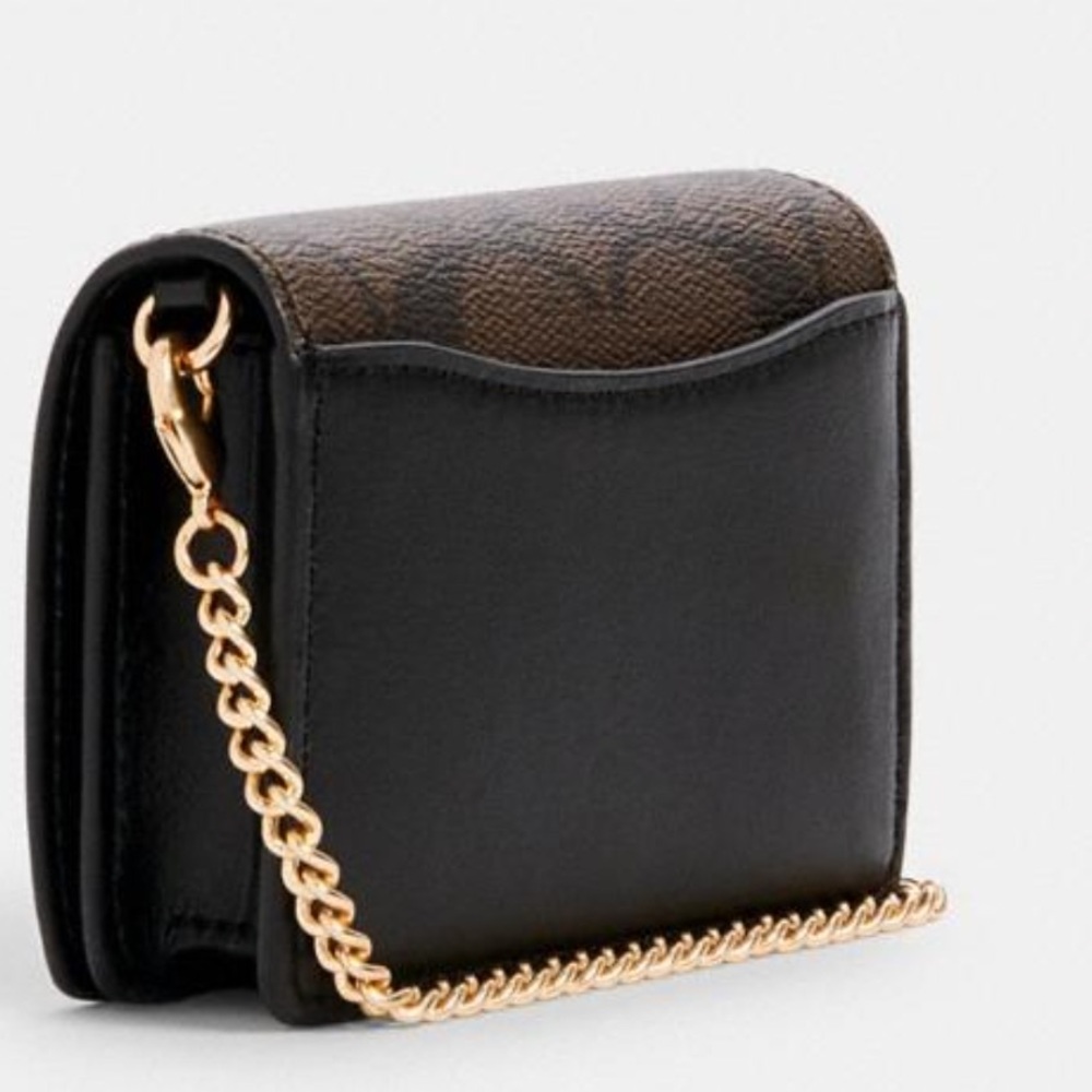 Coach Mini Wallet On A Chain Signature Canvas. 
Last one left! - Picture 3 of 4